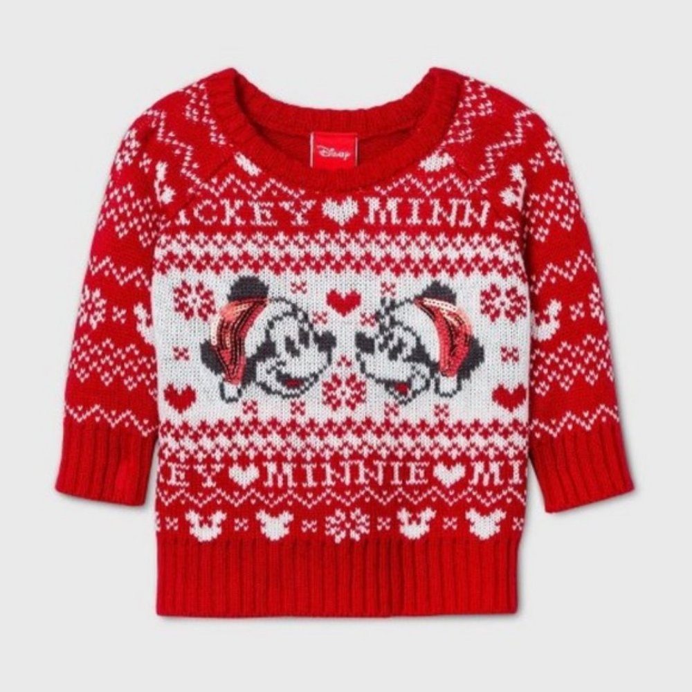 Disney Mickey & Minnie Mouse sweater NWT 18 month